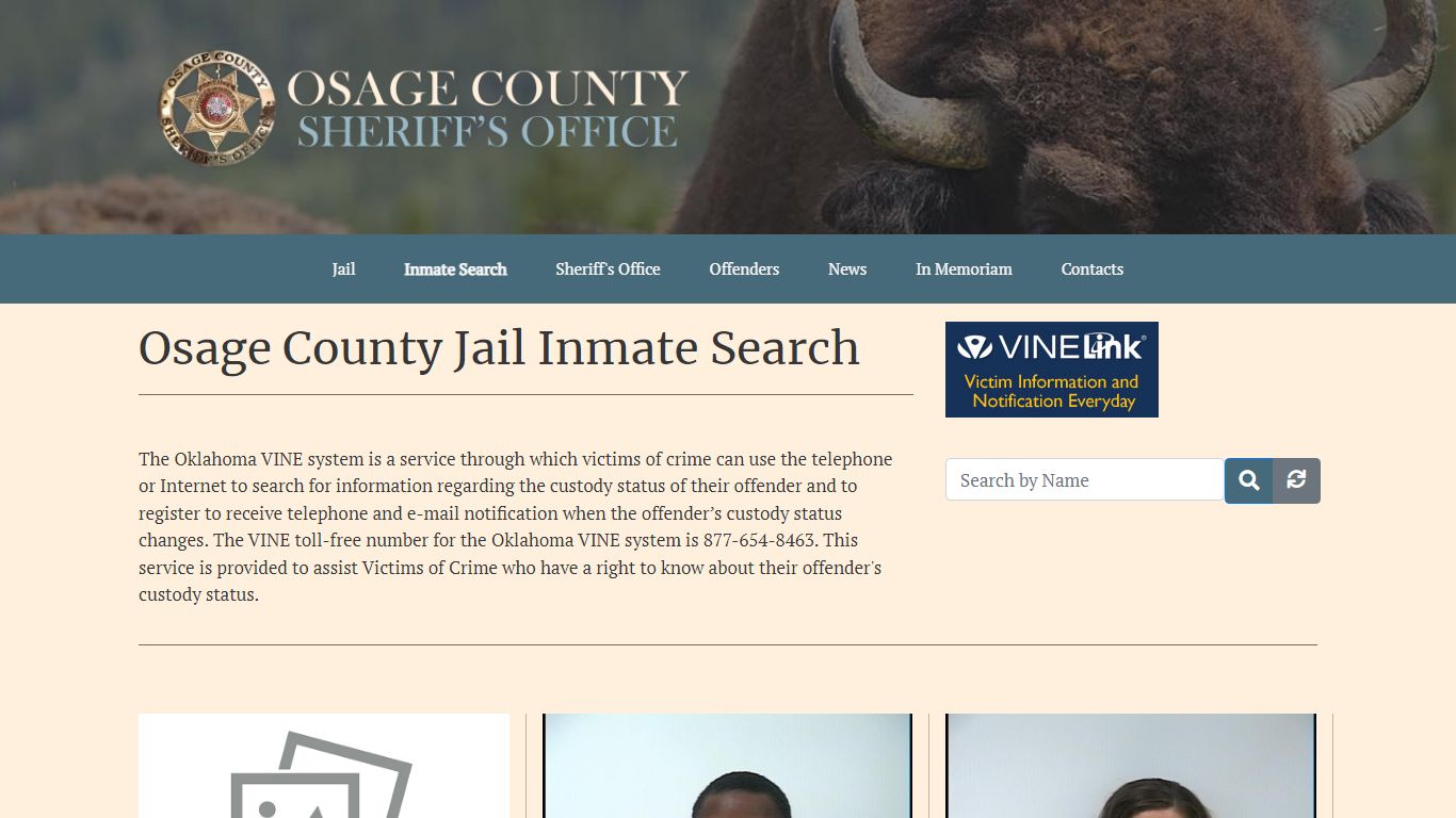 Inmate Search - Osage County Jail